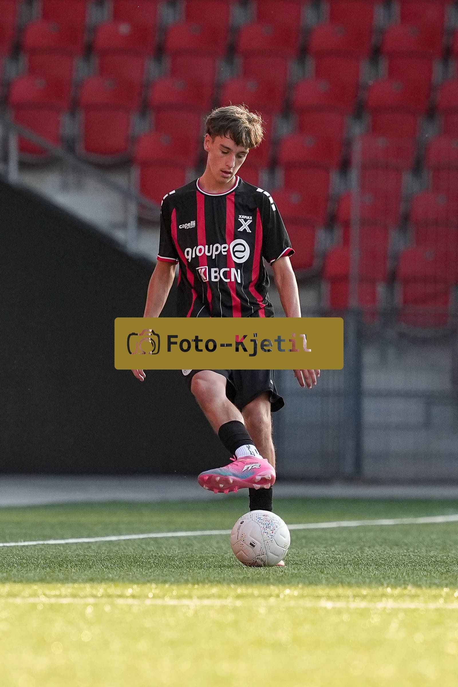 This photo was taken during the Triangulaire games between Xamax, Yverdon Sport and DFCO - Switzerland.
