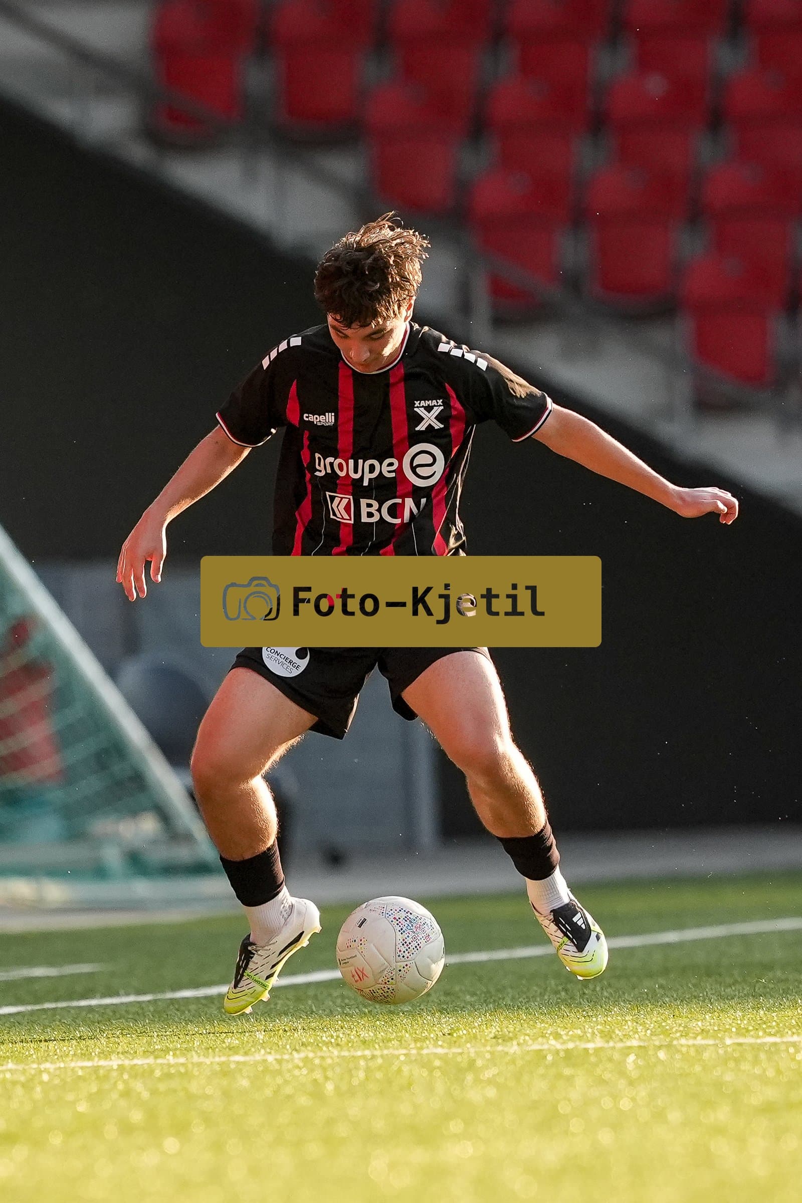 This photo was taken during the Triangulaire games between Xamax, Yverdon Sport and DFCO - Switzerland.