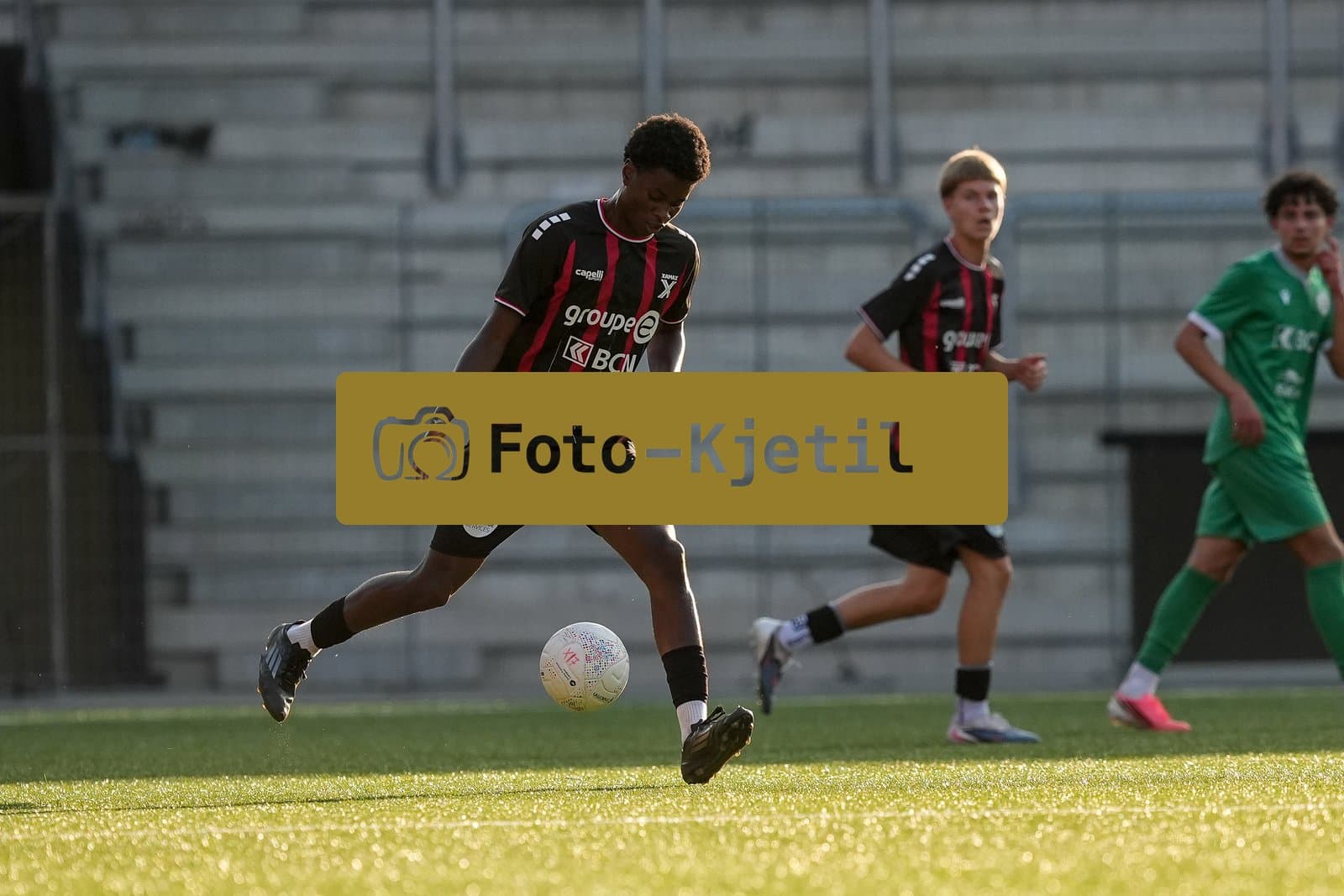 This photo was taken during the Triangulaire games between Xamax, Yverdon Sport and DFCO - Switzerland.