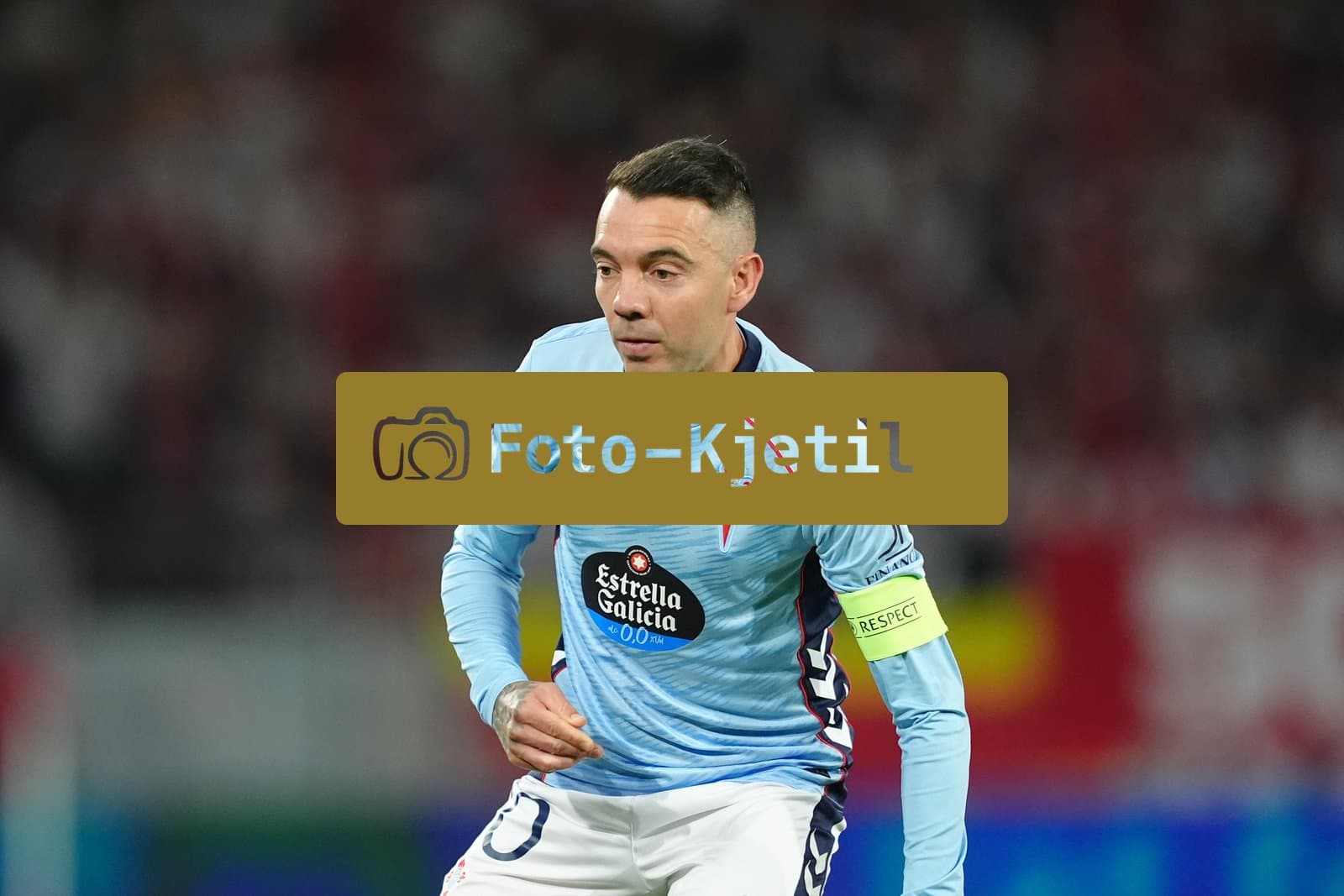 Deutschland: UEFA Europa League Viertelfinale Hinspiel 2025/26, SC Freiburg vs Celta Vigo - Europa-Park-Stadion, Freiburg im Breisgau: Iago Aspas (10 Celta)