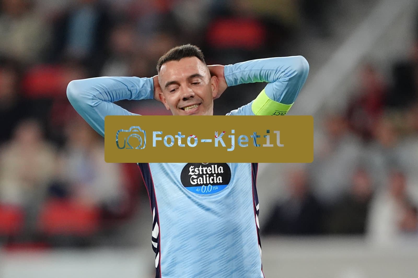 Deutschland: UEFA Europa League Viertelfinale Hinspiel 2025/26, SC Freiburg vs Celta Vigo - Europa-Park-Stadion, Freiburg im Breisgau: Iago Aspas (10 Celta) enttaÌuscht nach einer guten Möglichkeit